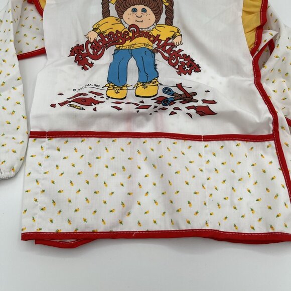 Vintage Toddler Child Cabbage Patch Kids smock bib painters shirt 1984 Hallmark - Picture 3 of 12